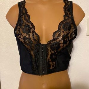 Adjustable Corset Black Bra XL?